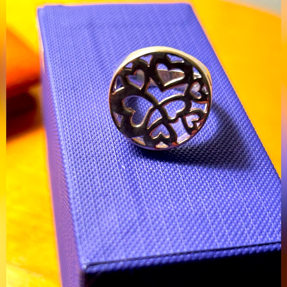 Sterling silver 925 heart ring
